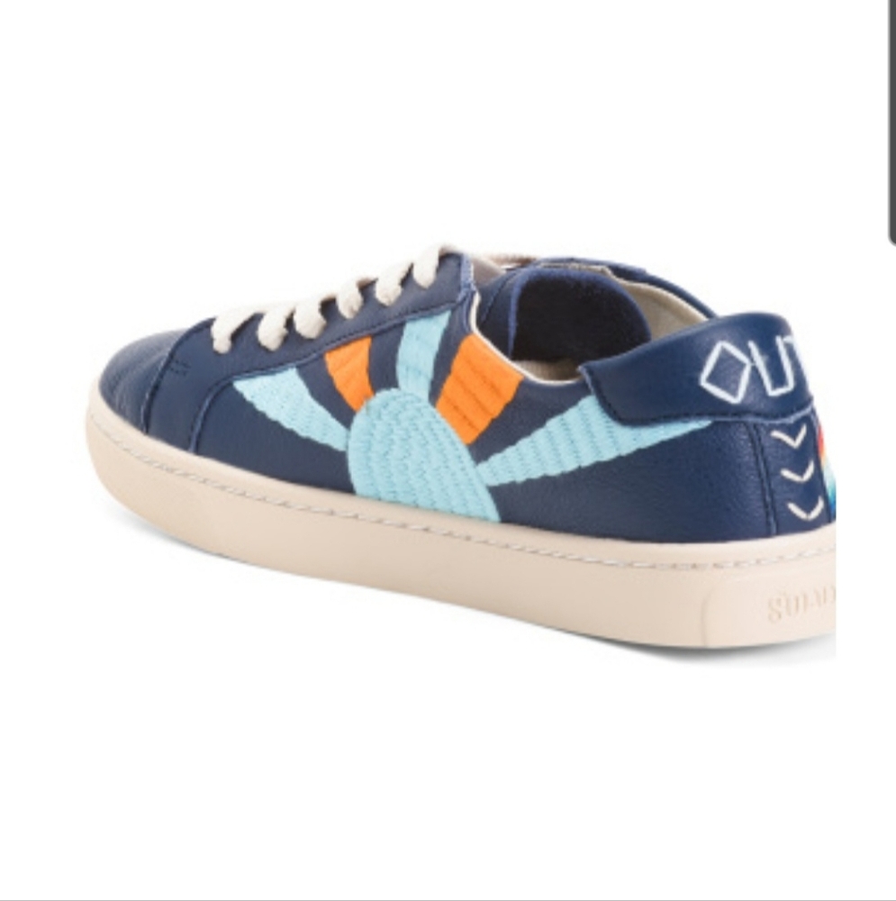 Soludos Leather Ibiza Platform Sneakers
